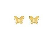 Boucles d'Oreilles Papillon Or Jaune 375 à Vis 29AP84J - Réf. 29AP84J