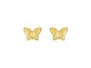 Boucles d'Oreilles Papillon Or Jaune 375 Fermoir à Vis - 29AP84J - Réf. 29AP84J