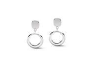 Boucles d’Oreilles Pendantes Boccia en Titane Poli - 05105 01 - Réf. 05105 01