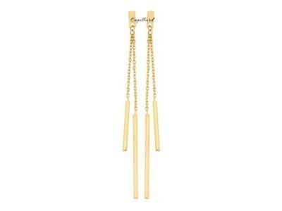 Boucles d'Oreilles Pendantes Or Jaune 750 - B92314 - Réf. B92314
