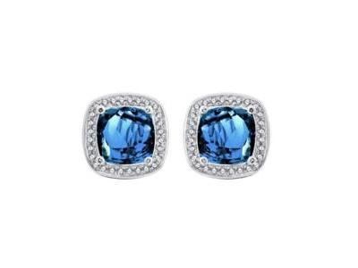 Boucles d'Oreilles Topaze London Diamant Or Gris 750 - CE27330DWTL - Réf. CE27330DWTL