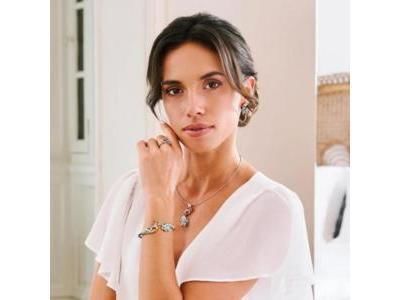 Boucles D’Oreilles Una Storia Paon Argent 925 Rhodié Zirconium - BO233 - Réf. BO233