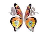 Boucles d'Oreilles Una Storia Papillons Argent Zircon - BO121184 - Réf. BO121184