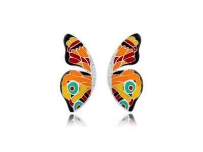 Boucles d'Oreilles Una Storia Papillons Argent Zircon - BO121184 - Réf. BO121184
