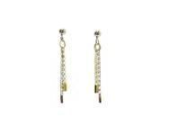 Boucles d’Oreilles Valenzi Pendantes Argent 925 Bicolore - FA4405-OR YW - Réf. FA4405-OR YW