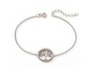 Bracelet Arbre de Vie Argent Zircon - C3099 - Réf. C3099