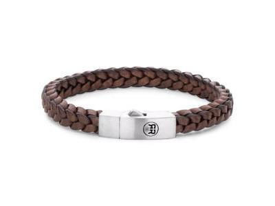 Bracelet Argent Braided Square 925 Earth Rebel et Rose - RR-L0082-S - Réf. RR-L0082-S