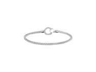 Bracelet Argent Crochet Rond Zirconium Valenzi - TR39100W - Réf. TR39100W