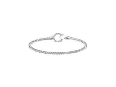 Bracelet Argent Crochet Rond Zirconium Valenzi - TR39100W - Réf. TR39100W
