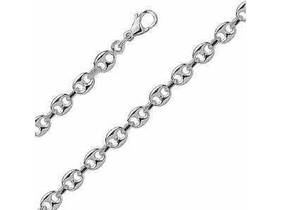 Bracelet Argent Grain De Café 8 mm Homme 10121081200 - Réf. 10121081200