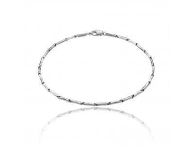 Bracelet Bamboo Classic Fin Or Gris 750 Chimento  - Réf. 1B02673ZZ5185