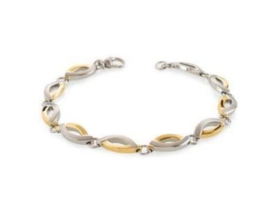 Bracelet Boccia Femme Titane Plaqué-Or Jaune 03001-02 - Réf. 03001 02