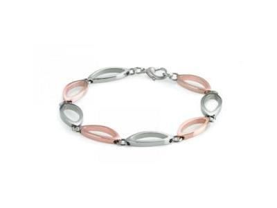 Bracelet Boccia Femme Titane Plaqué Or Rose 0372-03 - Réf. 0372 03