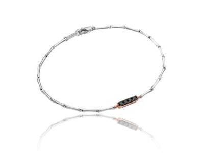 Bracelet CHIMENTO D-Bamboo Or Gris 750 Diamant Noir 1B04519BN7 - Réf. 1B04519BN7190
