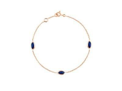 Bracelet Clozeau Samba Or 750 et Résine Bleue - C3L109RBP - Réf. C3L109RBP
