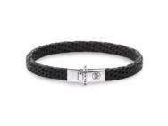 Bracelet Collection Mastery - Woven Small Black Rebelandrose - RR-L0159 - Réf. RR-L0159