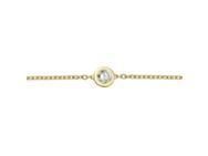 Bracelet Diamant Serti Clos 0.17 Carat Or Jaune 750 -52283 - Réf. 52283-DJ-DT-H04-17
