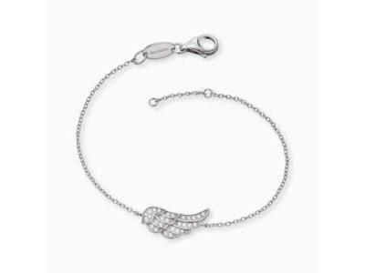 Bracelet Engelsrufer Aile d'Ange Argent Rhodié Zircon ERB-LILWING-ZI - Réf. ERB-LILWING-ZI