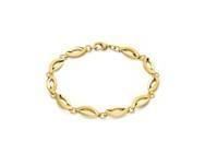 Bracelet Femme Boccia Titane Doré à Mailles Ovales - 03001-04 - Réf. 03001 04