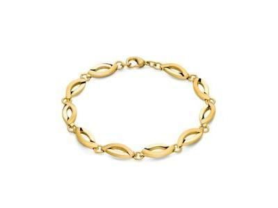 Bracelet Femme Boccia Titane Doré à Mailles Ovales - 03001-04 - Réf. 03001 04