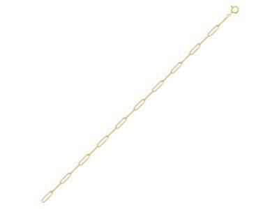Bracelet Femme Forçat Rectangle Or Jaune 750 - 04203 - Réf. 04203