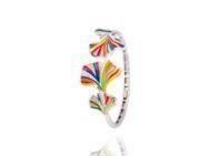 Bracelet Ginkgo Argent Laqué Zircon Una Storia - JO121226 - Réf. JO121226