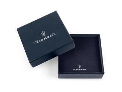 Bracelet Maserati en Acier Et Cuir Recyclé, Trident Rose - JM424AVE26 - Réf. JM424AVE26 