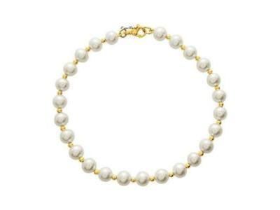 Bracelet Perle 4,5-5 mm Boule Or Jaune 750 - Réf. A74520