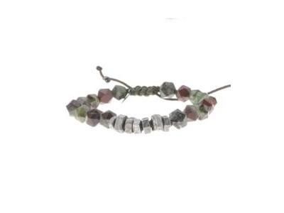 Bracelet Sing A Song Écrou Argent Labradorite - Réf. BRPECROULABRA