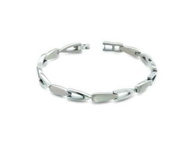 Bracelet Titane Mat et Poli Boccia 03033-01 - Réf. 03033 01