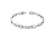 Bracelet Titane Mat et Poli Boccia 03033-01 - Réf. 03033 01