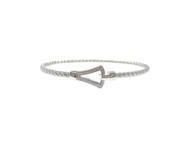 Bracelet Valenzi Tressé Argent Et Zirconium - TR39275W - Réf. TR39275W