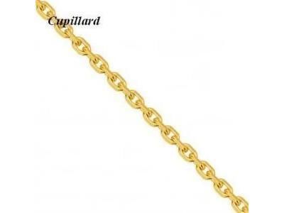 Chaîne Forçat Diamantée Or Jaune 750 1,40 mm F45 - Réf. F45
