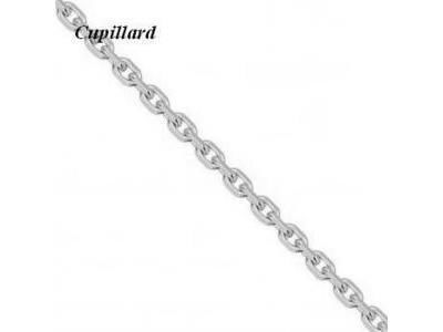 Chaîne Forçat Or Gris Diamanté 750 - 1.05 mm F35GR - Réf. F35GR