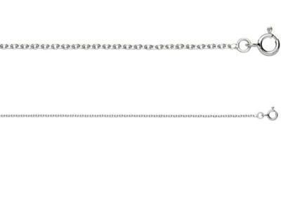 Chaine Forçat Ronde Or Gris 375 - 1,50 mm 9KFR45GR - Réf. 9KFR45GR