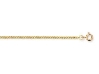 Chaîne Gourmette Massive 1.80 mm Or Jaune 750 - G50 - Réf. G50