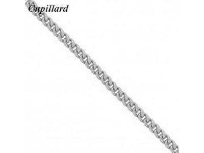 Chaine Gourmette Or Gris 375 1.30 mm 9KG40GR - Réf. 9KG40GR