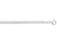 Chaine Homme Gourmette Argent Rhodié 2.5 mm - 301480C - Réf. 301480C