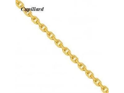Chaîne Maille Forçat Or Jaune 750 - 1,55 mm - F50 - Réf. F50