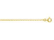 Chaîne Maille Forçat Plaqué Or 1,60 mm - 101201C - Réf. 101201C