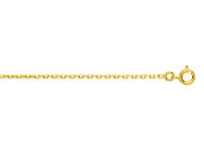 Chaîne Maille Forçat Plaqué Or 1,60 mm - 101201C - Réf. 101201C