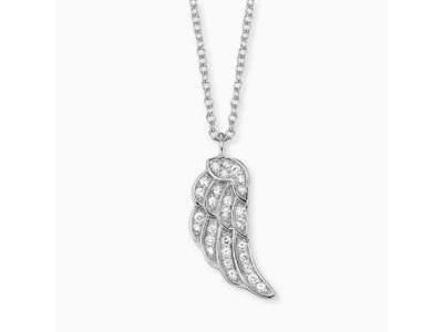 Collier Aile d'Ange Argent Zirconium Engelsrufer ERN-LILWING-ZI - Réf. ERN-LILWING-ZI