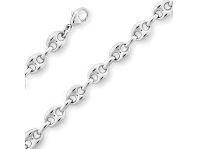 Collier Argent Grain De Café 8 mm Creux 10021291200 - Réf. 10021291200