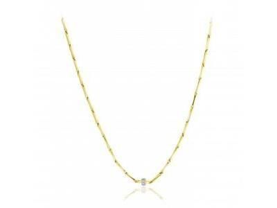 Collier Bamboo Shine Or Jaune 750/1000 Diamant Chimento - 1G05354B12450 - Réf. 1G05354B12450