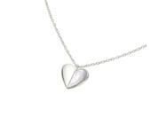 Collier Boccia Coeur Titane et Nacre Blanche - 08057-01 - Réf. 08057 01