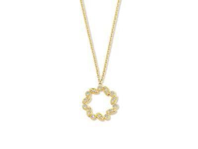 Collier Cercle Diamant or Jaune 750 - 065796-A - Réf. 065796-A