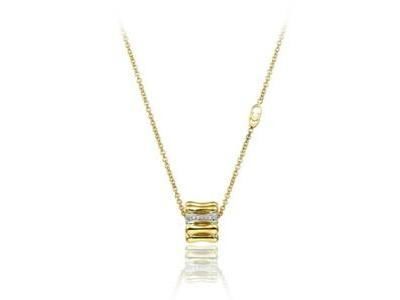 Collier Chimento Bamboo Over Or Jaune 750/1000 Diamant - 1G05894B12450 - Réf. 1G05894B12450