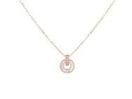 Collier Clozeau Or Rose 750 Diamant Résine Blanche - C1R628RWNDI - Réf. C1R628RWNDI