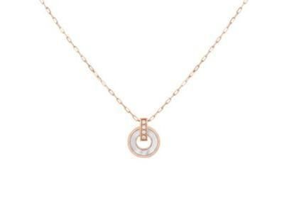 Collier Clozeau Or Rose 750 Diamant Résine Blanche - C1R628RWNDI - Réf. C1R628RWNDI