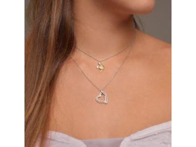 Collier Cœur Argent Zircon For Ever Engelsrufer - ERN-FOREVER-ZI - Réf. ERN-FOREVER-ZI